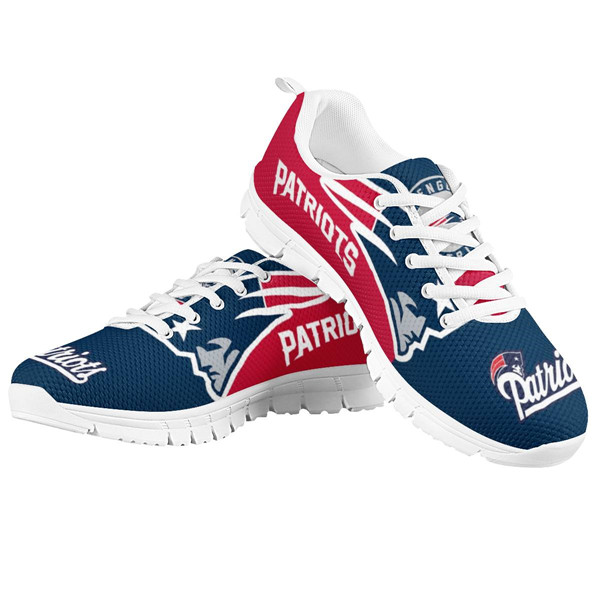 Women's New England Patriots AQ Running Shoes 002 Women's New England Patriots AQ Running Shoes 002